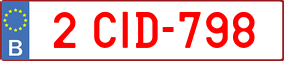 Truck License Plate